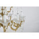 Canada LED 28 inch Antique Brass Chandelier Ceiling Light